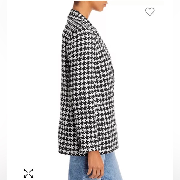 Anine Bing Madeleine Houndstooth Blazer - Picture 4 of 16